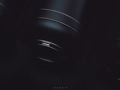 N42 Sci Fi Tube  Low-poly 3D model