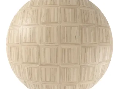 Parquet - Laminate - Wooden floor 4 in 1 3D model 15
