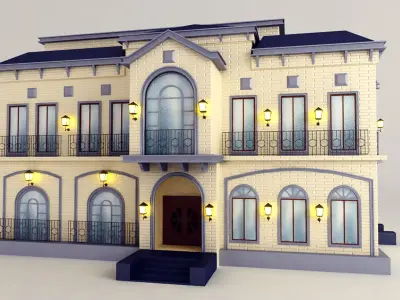 Two Houses  3D model