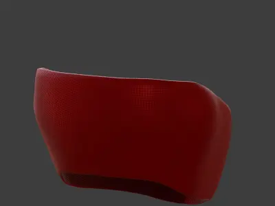 Gas mask helmet 3d model scifi Low-poly  Low-poly 3D model 248