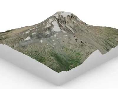 Mount Adams 3D model