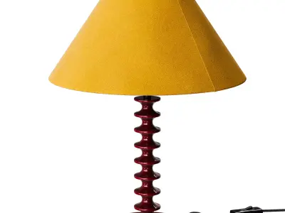 Zara Home Metal Table Lamp 3D model