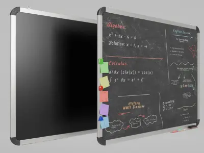  Complete Wall-Mounted Metal Writing Board Collection 