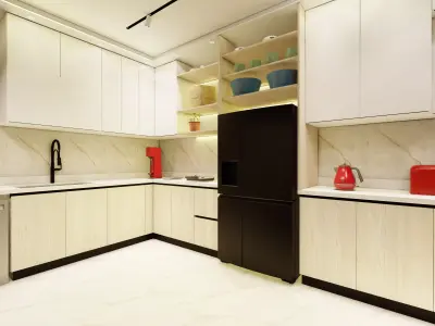 All Parametric Kitchen Units 3D model