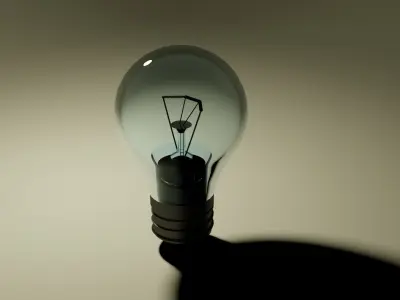 Light bulb 3D model
