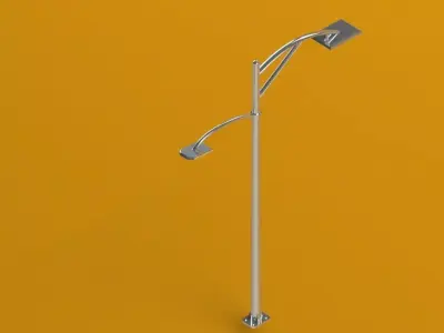 Street Light Pole 3D model