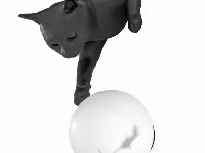 Wall lamp karman Mao 3D model