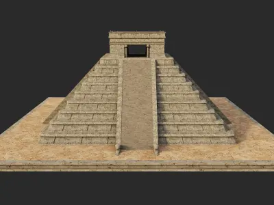 Itza Pyramid 3D model