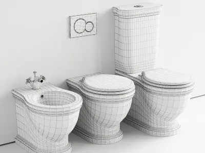 Galassia Ethos WC Art 8437 Art 8438 Art 8441 3D model