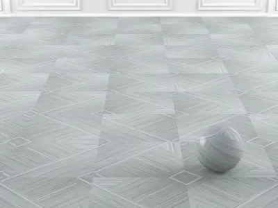 Wall to Wall LVT Floor No 3 3D model