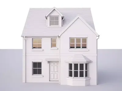British House Theale E 3D model
