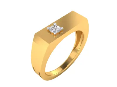 Mens Ring Render 3dm STL MTL SLC JCD OBJ FBX Details 3D print model