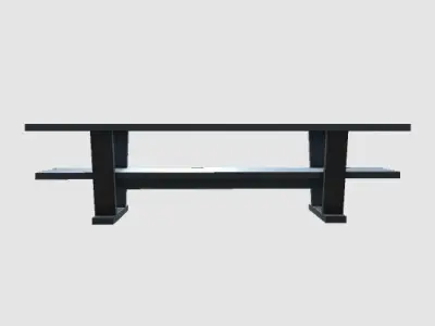 Long Table Free low-poly 3D model