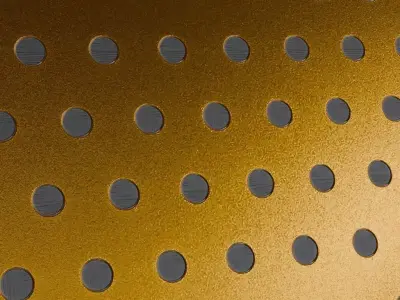Shiny Metal Grill PBR Seamless Texture