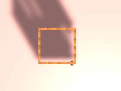 Beach Cabin Lowpoly Beach Prop Low-poly 3D model