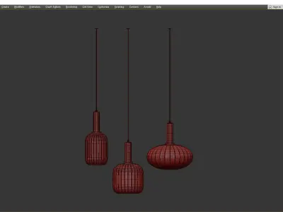 AMSTERDAM GLASS Low-poly 3D model