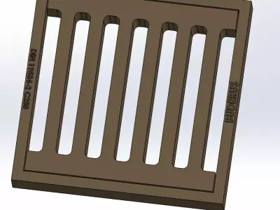 Schachtabdeckungen Set 3D print model