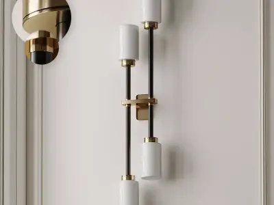 Farol Wall Light - Double by Bert Frank 3D model