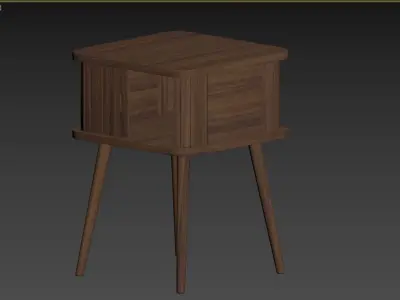 Barbier Side Table 3D model