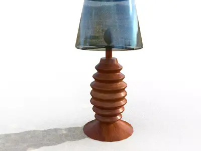Table lamp 10 Low-poly 3D model