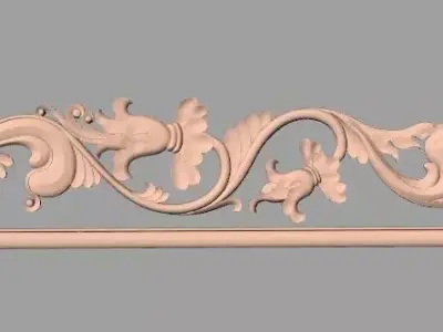 Artcam Aspire 3D relief models STL Files used for CNC E626 3D model