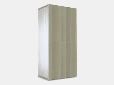 BESTA Shelf unit with doors 11 Low-poly 3D model