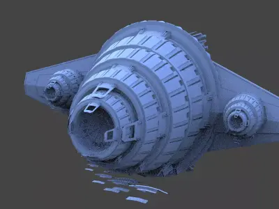 Star Freighter Fuselage 3D model