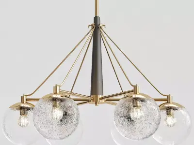 Kichler 44269PN Marilyn 6 Light 3D model