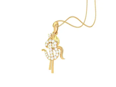 Spiritual Om Pendant 3D print model