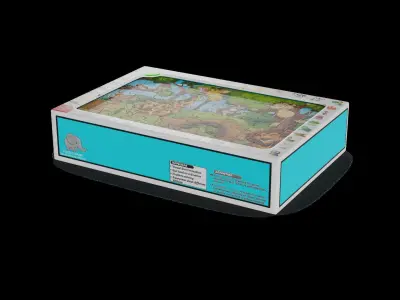 Creative and interactive toys Playful Puzzles Low-poly 3D model