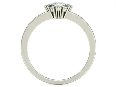 Women Wedding Engagement Ring 3D print model 18