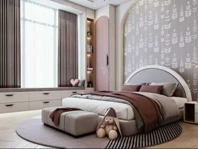 Girls Bedroom 3D model