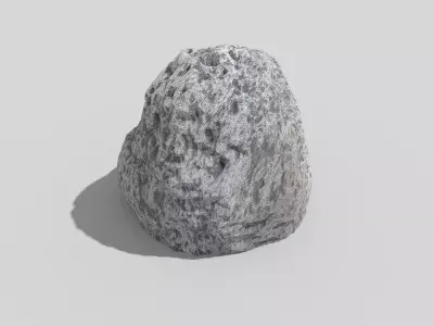 Detailed Rock Low-poly 3D model