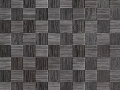 Modern Checkered Wood Parquet PBR Seamless Texture