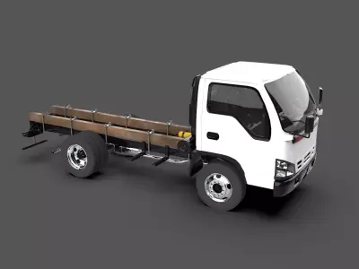 Chevrolet NPR Diesel Medium Duty Cargo Truck 3D model