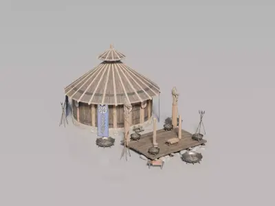 Nordic House 1 3D model