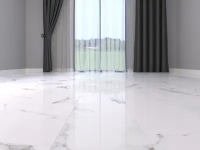 Marble Floor Classic Calacatta White Set 1 Texture
