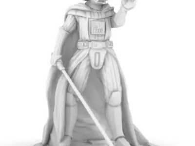 Darth Vader Action figure star-wars 3D print model