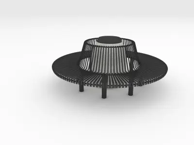 Collection Bench Park 12 3D Model Pack