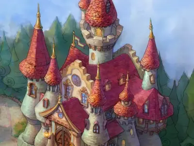 main city - Castle 20 3D model
