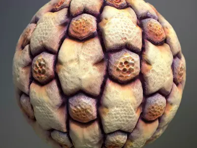 Material Skin Alien 14 Seamless PBR Texture Texture