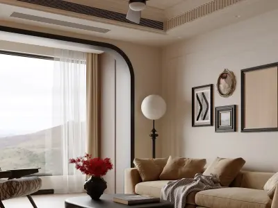 apartment interior scenes           3D model