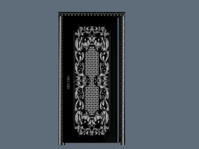 the door ornate 3D model