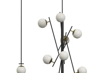 Alurria LED Foyer Chandelier 3D model