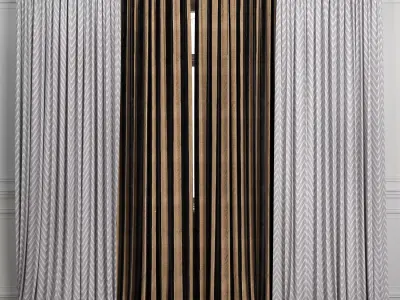 Curtain Set 480C 3D model