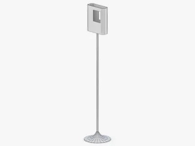 1446 - Floor Lamp Low-poly 3D model