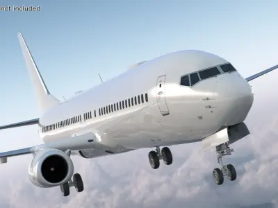  Boeing 737-900 with Cabin and Doors Rigged for Maya 