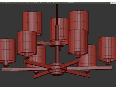 CEILING BELVEDERE CHELSOM Low-poly 3D model