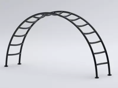 Playground Climber black 3D model