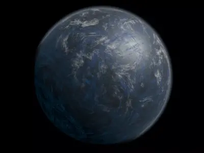 Phosphorus Blue Planet 3D model